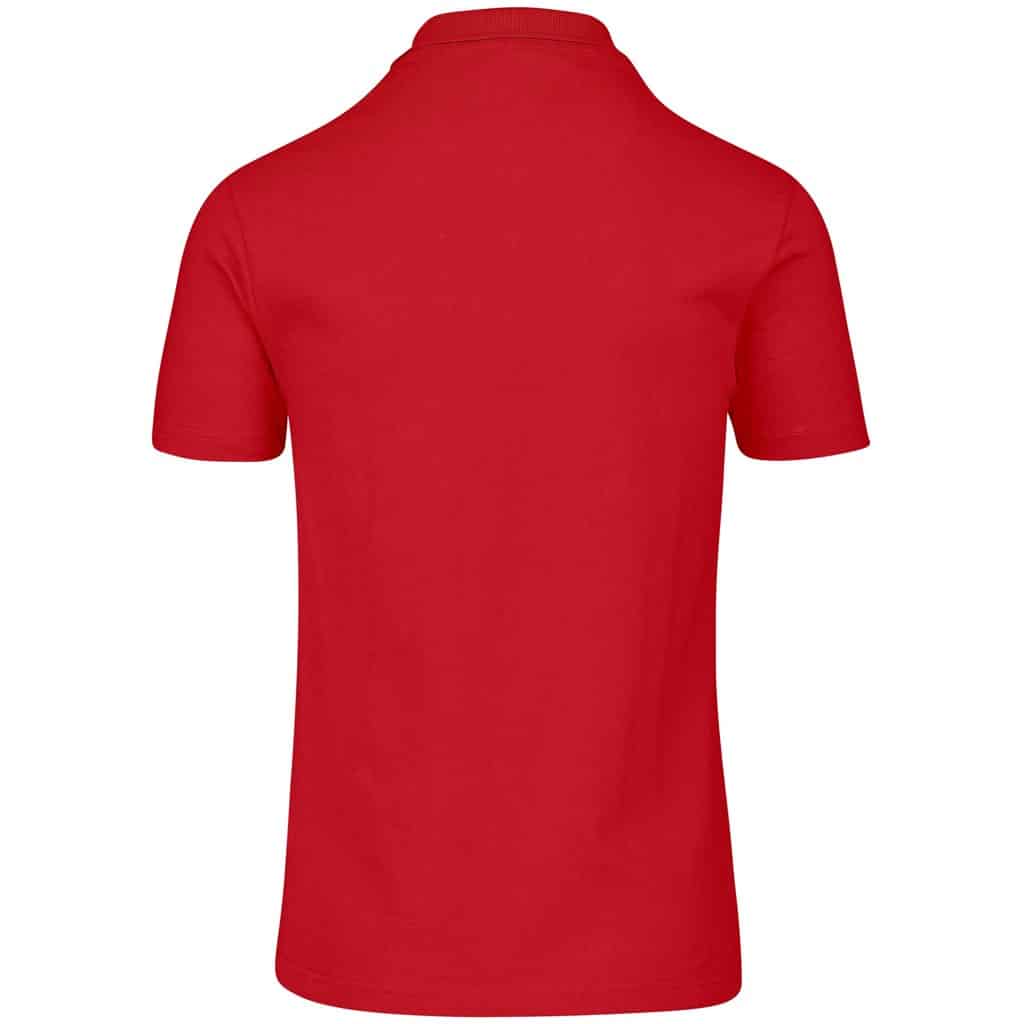 Mens New York Golf Shirt - Red - Image 3