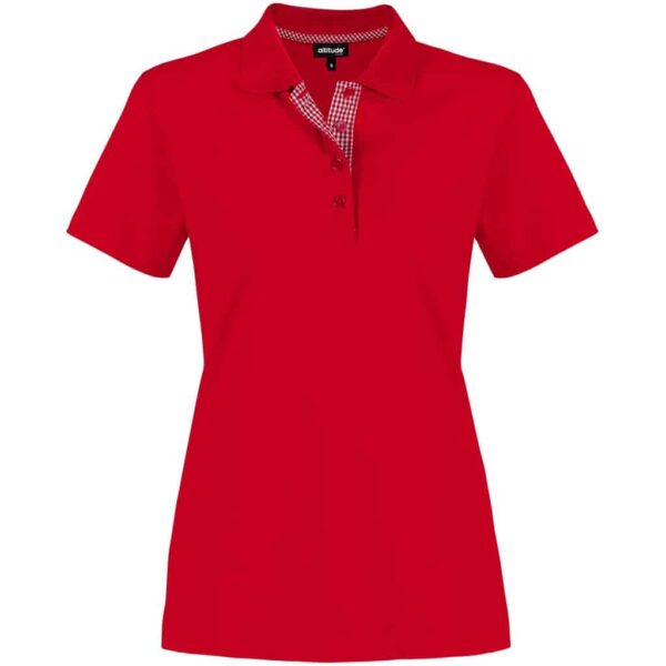 Ladies New York Golf Shirt – Red — Ladies New York Golf Shirt – Red