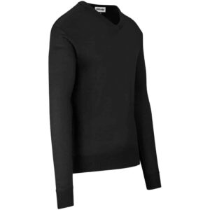 Alternative view of Mens Long Sleeve Peru V-Neck Jersey - Black