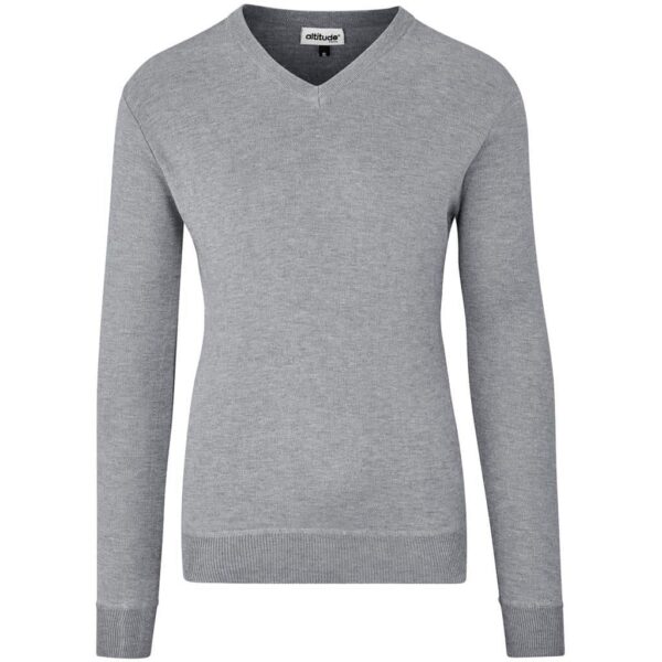 Mens Long Sleeve Peru V-Neck Jersey – Grey — Mens Long Sleeve Peru V-Neck Jersey – Grey