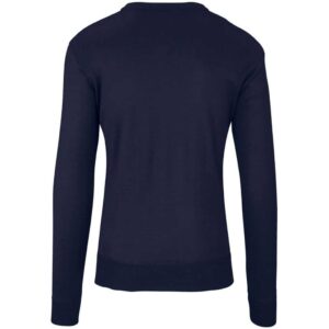 Alternative view of Mens Long Sleeve Peru V-Neck Jersey - Navy