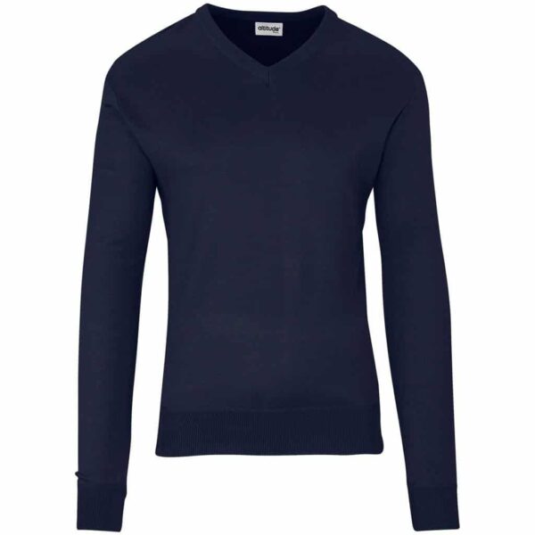 Mens Long Sleeve Peru V-Neck Jersey – Navy — Mens Long Sleeve Peru V-Neck Jersey – Navy