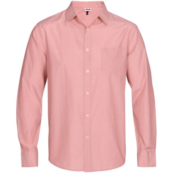 Mens Long Sleeve Portsmouth Shirt – Red — Mens Long Sleeve Portsmouth Shirt – Red
