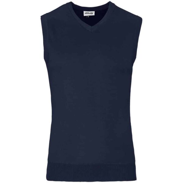Mens Sleeveless Peru V-Neck Jersey – Navy — Mens Sleeveless Peru V-Neck Jersey – Navy