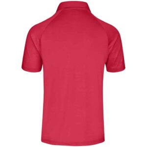 Alternative view of Mens Santorini Golf Shirt - Red