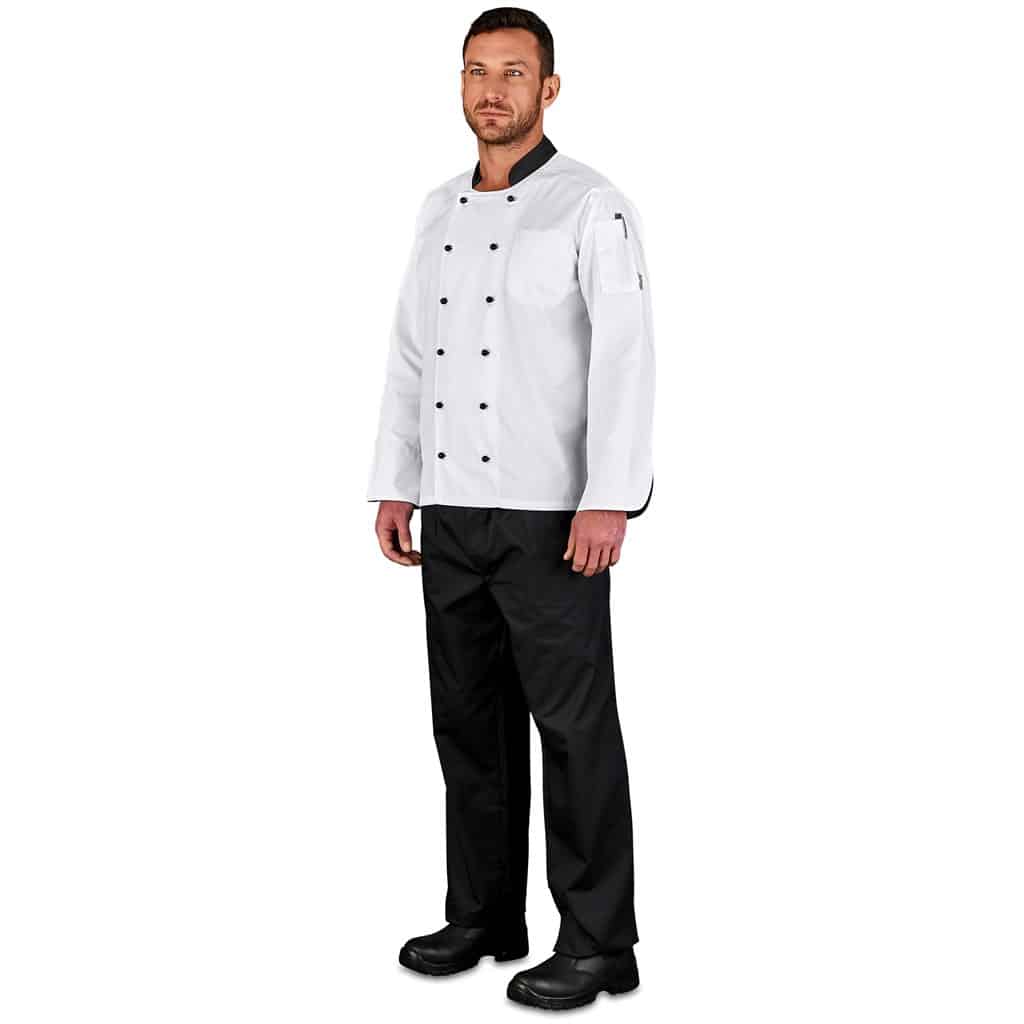 Unisex Long Sleeve Toulon Chef Jacket - Image 4