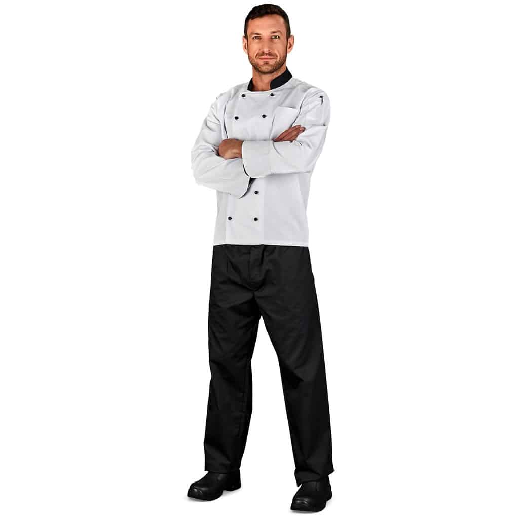 Unisex Long Sleeve Toulon Chef Jacket - Image 14