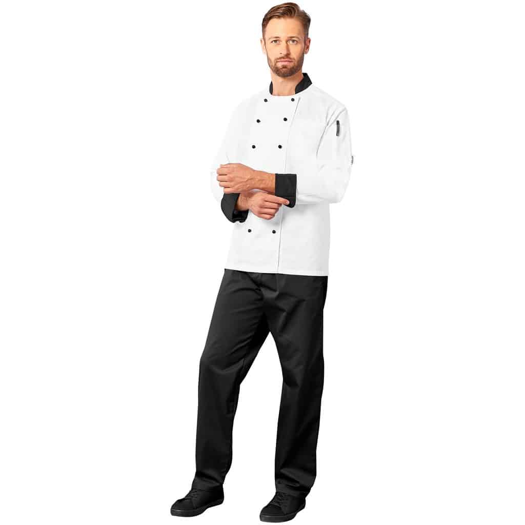 Unisex Long Sleeve Toulon Chef Jacket - Image 12