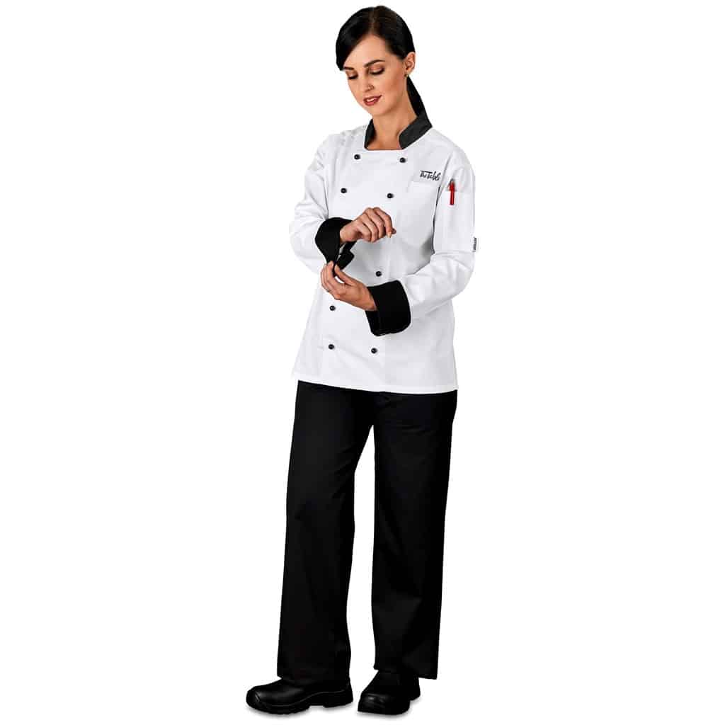 Unisex Long Sleeve Toulon Chef Jacket - Image 2