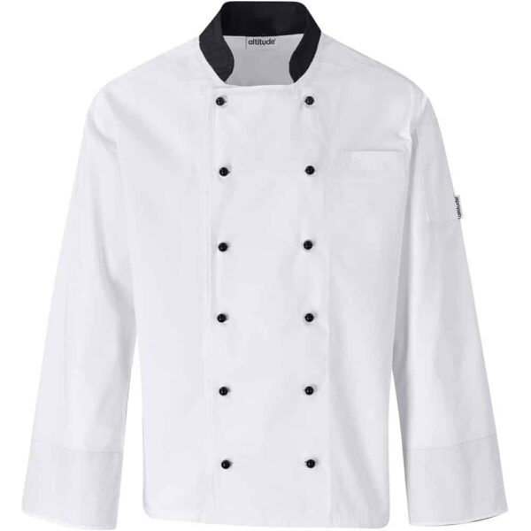 Unisex Long Sleeve Toulon Chef Jacket — Unisex Long Sleeve Toulon Chef Jacket