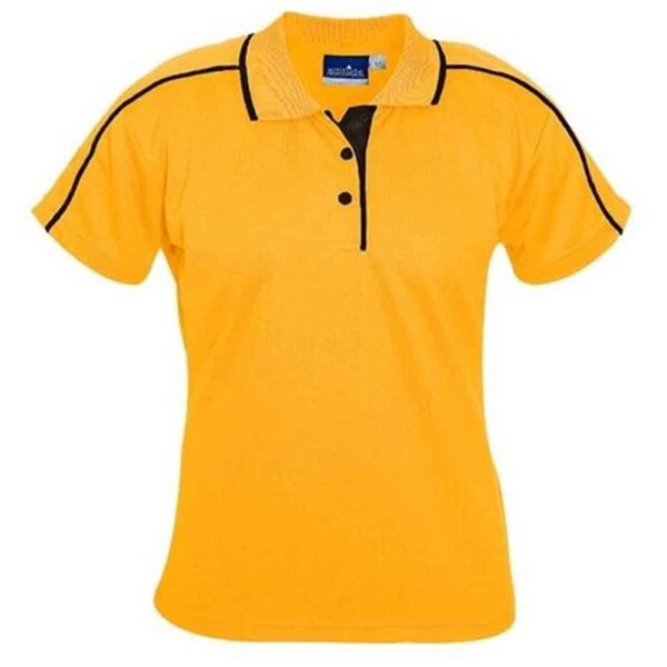 Ladies Vegas Golf Shirt – Yellow — Ladies Vegas Golf Shirt – Yellow