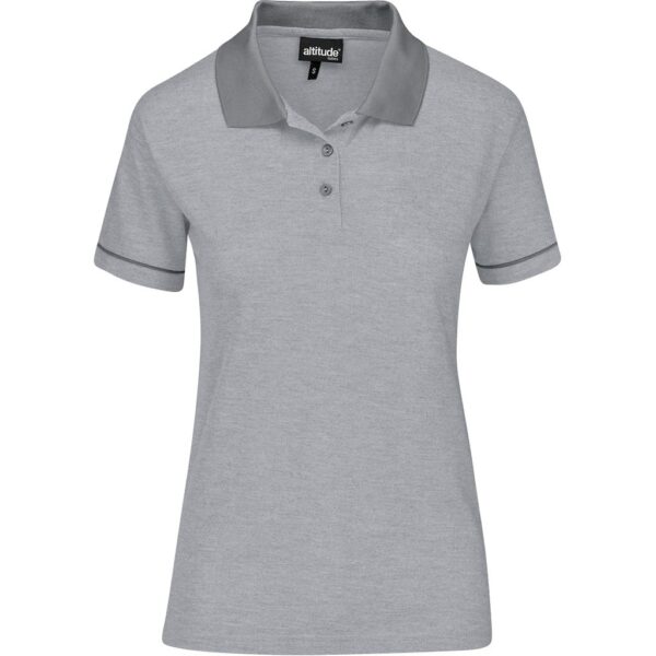 Ladies Verge Golf Shirt – Light Grey — Ladies Verge Golf Shirt – Light Grey