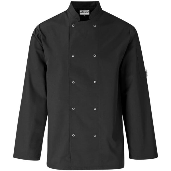 Unisex Long Sleeve Zest Chef Jacket — Unisex Long Sleeve Zest Chef Jacket