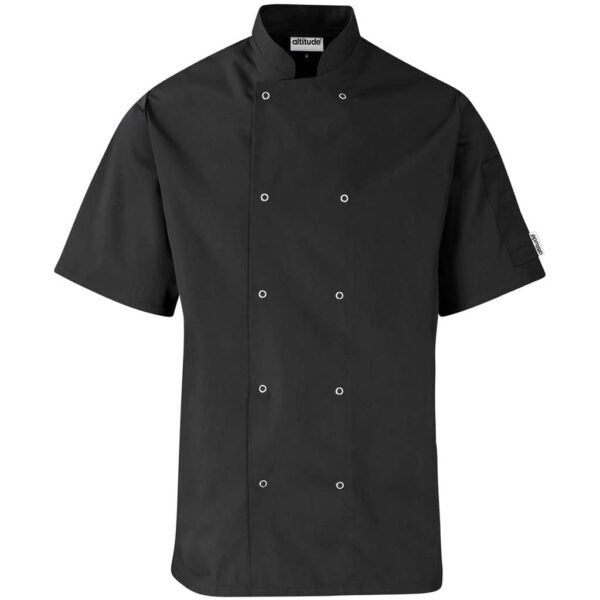 Unisex Short Sleeve Zest Chef Jacket — Unisex Short Sleeve Zest Chef Jacket