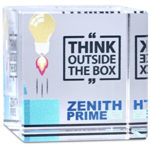 Altitude Crystal Cube Mini Award - Image 2