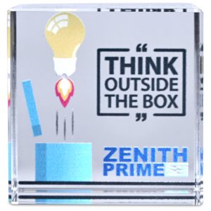 Altitude Crystal Cube Mini Award - Image 6