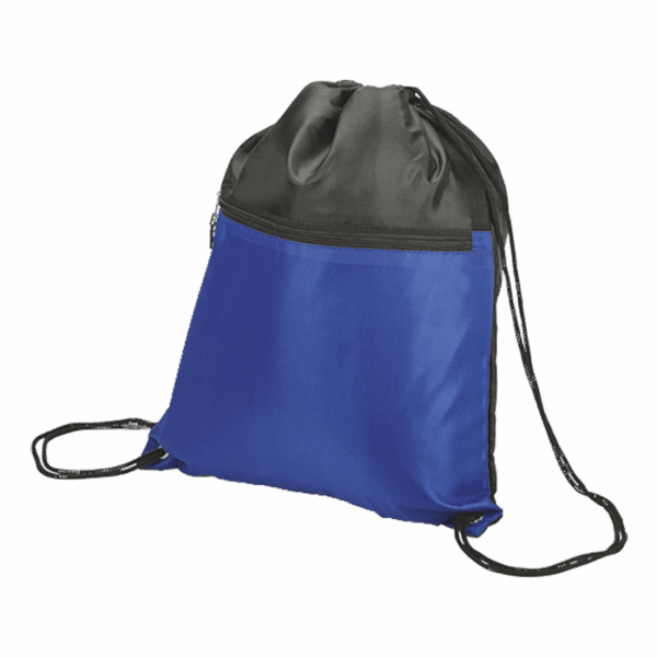 Drawstring Sport Bag with Zip Pocket 210D — Drawstring Sport Bag with Zip Pocket 210D