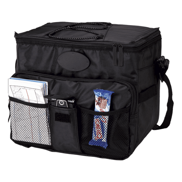 18 Can Cooler with 2 Front Mesh Pockets — 18 Can Cooler with 2 Front Mesh Pockets