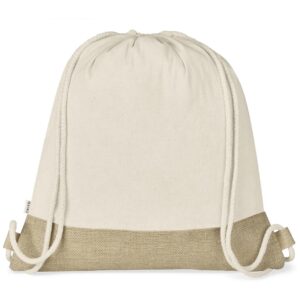 Okiyo Bijin Jute & Cotton Drawstring Bag - Image 3