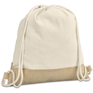 Alternative view of Okiyo Bijin Jute & Cotton Drawstring Bag