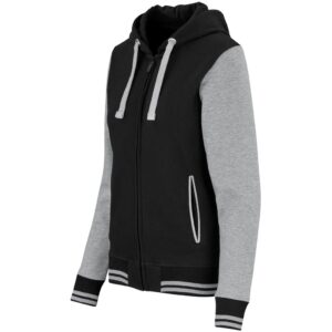 Ladies Princeton Hooded Sweater - Black - Image 7