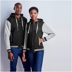 Ladies Princeton Hooded Sweater - Black - Image 6