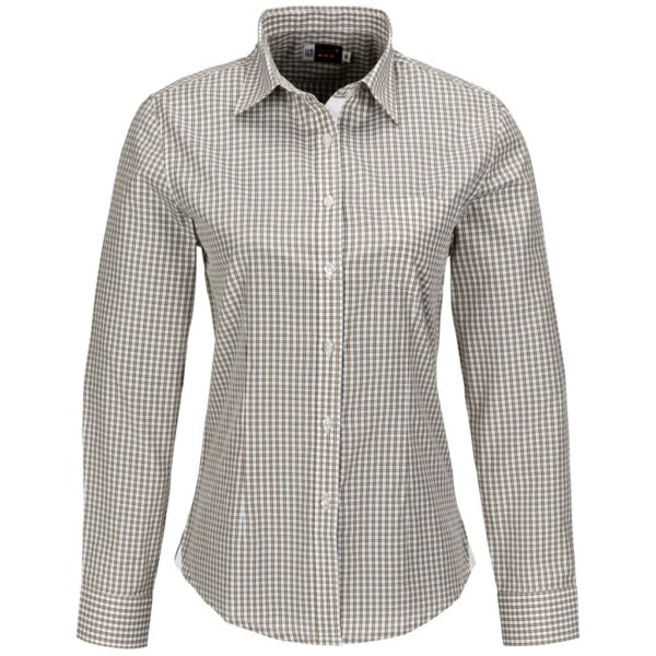 Ladies Long Sleeve Kenton Shirt – Khaki — Ladies Long Sleeve Kenton Shirt – Khaki