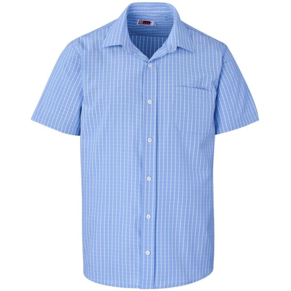Mens Short Sleeve Aston Shirt – Light Blue — Mens Short Sleeve Aston Shirt – Light Blue