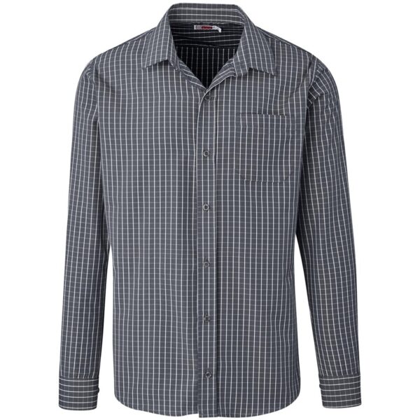 Men Long Sleeve Aston Shirt – Grey — Men Long Sleeve Aston Shirt – Grey