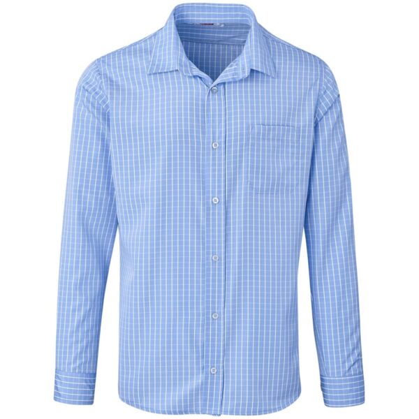 Men Long Sleeve Aston Shirt – Light Blue — Men Long Sleeve Aston Shirt – Light Blue