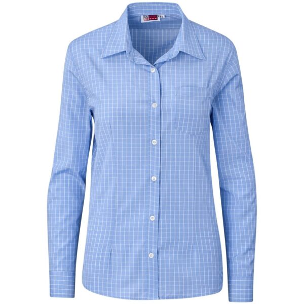 Ladies Long Sleeve Aston Shirt – Light Blue — Ladies Long Sleeve Aston Shirt – Light Blue