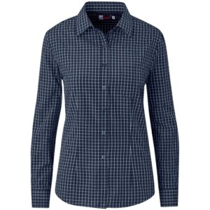Ladies Long Sleeve Aston Shirt – Navy — Ladies Long Sleeve Aston Shirt – Navy