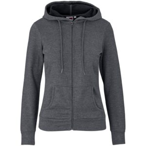 Ladies Bravo Hooded Sweater – Charcoal — Ladies Bravo Hooded Sweater – Charcoal