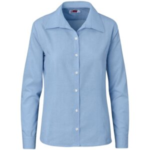 Ladies Long Sleeve Aspen Shirt – Blue — Ladies Long Sleeve Aspen Shirt – Blue