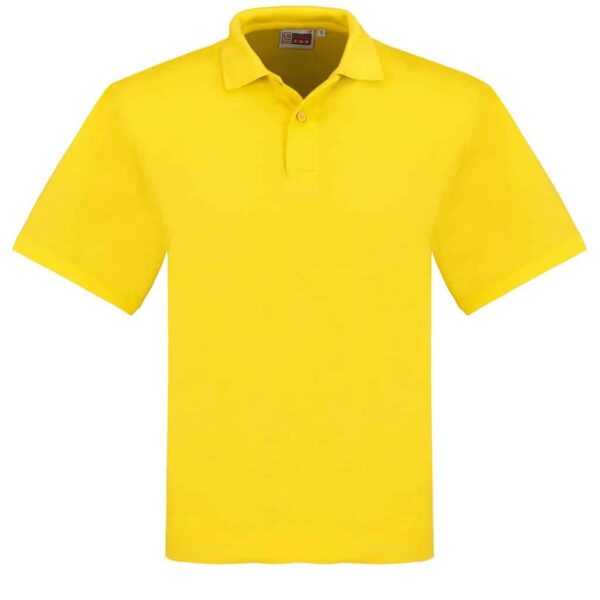 Mens Elemental Golf Shirt – Yellow — Mens Elemental Golf Shirt – Yellow