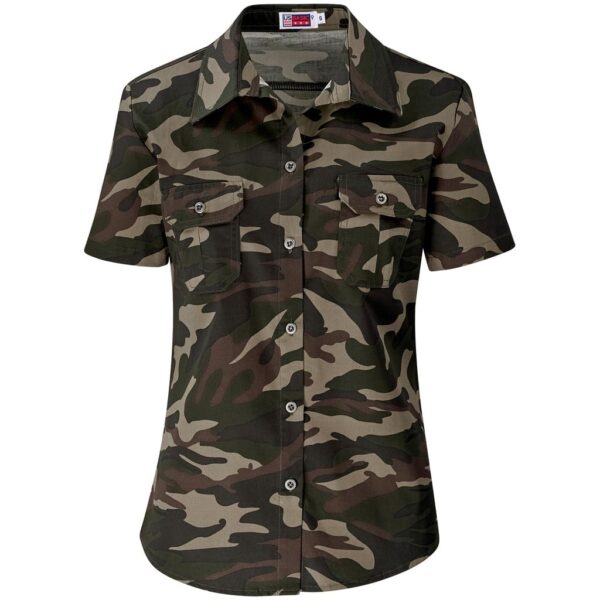 Ladies Short Sleeve Wildstone Shirt – Camouflage — Ladies Short Sleeve Wildstone Shirt – Camouflage
