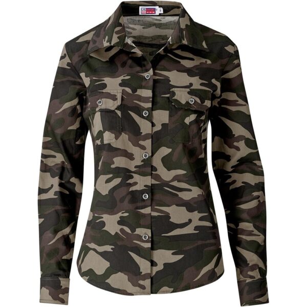 Ladies Long Sleeve Wildstone Shirt – Camouflage — Ladies Long Sleeve Wildstone Shirt – Camouflage