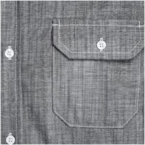 Alternative view of Mens Long Sleeve Windsor Shirt - Grey
