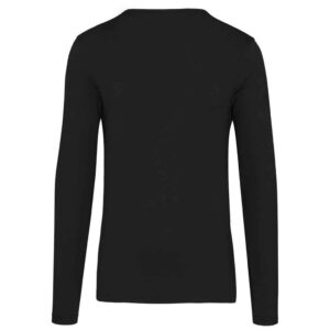 Mens Long Sleeve Portland T-Shirt - Black - Image 2