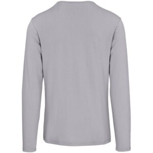 Mens Long Sleeve Portland T-Shirt - Grey - Image 3