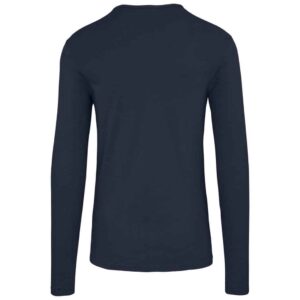 Mens Long Sleeve Portland T-Shirt - Navy - Image 2
