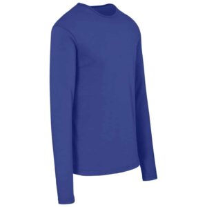 Mens Long Sleeve Portland T-Shirt - Royal Blue - Image 3