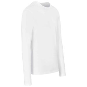Mens Long Sleeve Portland T-Shirt - White - Image 3