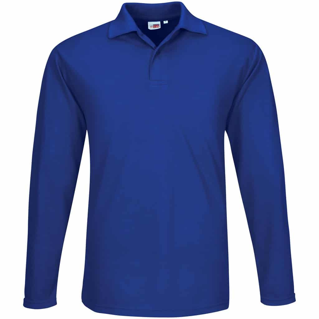 Mens Long Sleeve Elemental Golf Shirt - Image 6