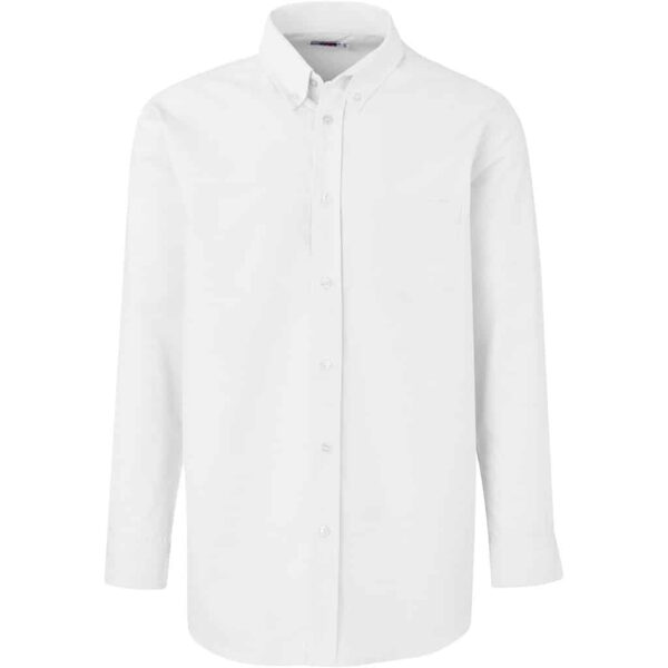 Mens Long Sleeve Aspen Shirt – White — Mens Long Sleeve Aspen Shirt – White