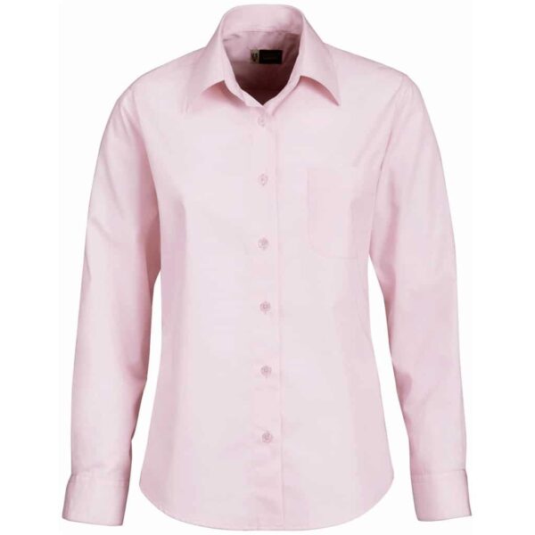 Ladies Long Sleeve Washington Shirt – Pink — Ladies Long Sleeve Washington Shirt – Pink