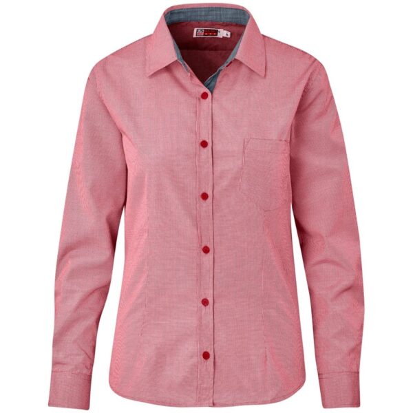 Ladies Long Sleeve Coventry Shirt – Red — Ladies Long Sleeve Coventry Shirt – Red