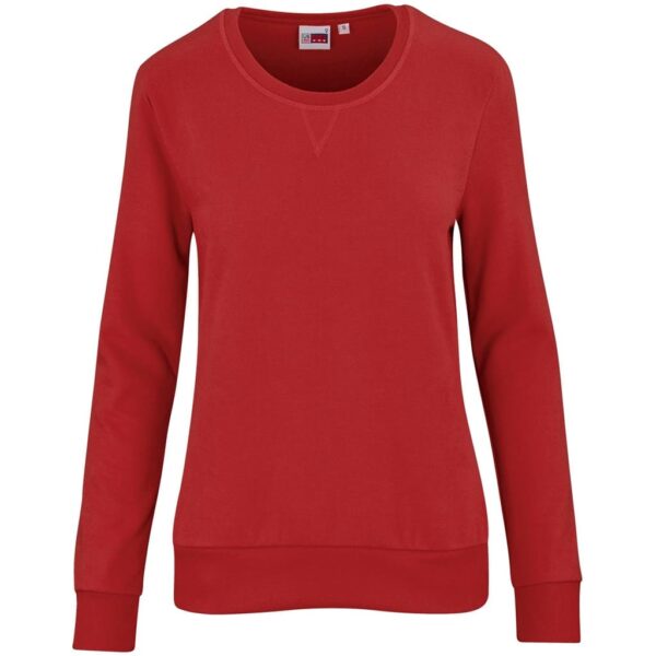 Ladies Stanford Sweater – Red — Ladies Stanford Sweater – Red