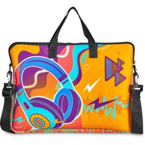 Alternative view of Hoppla Nimbus Neoprene Laptop Sleeve with Handles & Shoulder Strap – 15 -16 inch