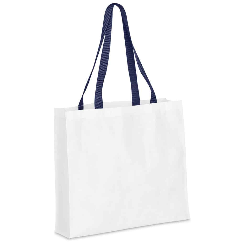 Hoppla Footloose Recycled PET Stitch-Bond Shopper - Image 3